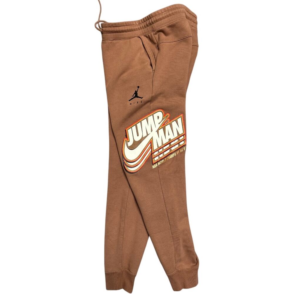 NWOT Run Jump Nike Air Jordan Flight Heritage Pants Archaeo Brown Tan Men’s SM